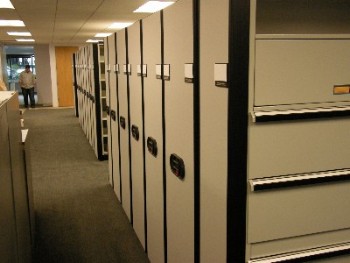 Electric Mobile Storage for Human Resource File Storage