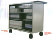 Russ Bassett Media-Specific Mobile Media Cart- Russ Bassett Multi Media Mobile Cart