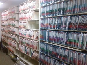 File Shelving for Medical Records