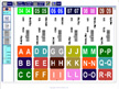 Virtual Labels- Color Code Labels- Color Coded Labels- Color Code Labels for File Folders- Print Color Code Labels