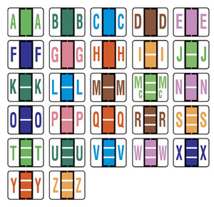 color code labels alphabetic color code labels numeric color code