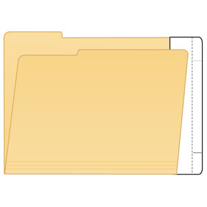 Extenda Folder Strips convert top tab files to end tab files