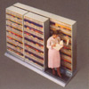 White Lateral Aisle Saver Shelving Systems by Borroughs, Lateral Aisle Saver, White Lateral Aisle Saver