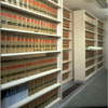 White Lateral Aisle Saver Shelving Systems by Borroughs, Lateral Aisle Saver, White Lateral Aisle Saver