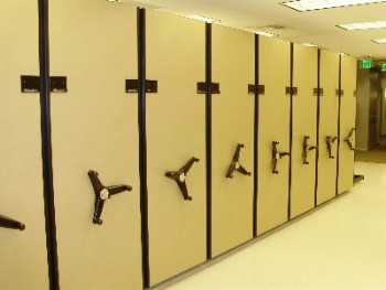 Central File Room Mobile Shelving