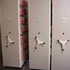 White Aisle Saver, Mobile Shelving, Mobile Storage Systems