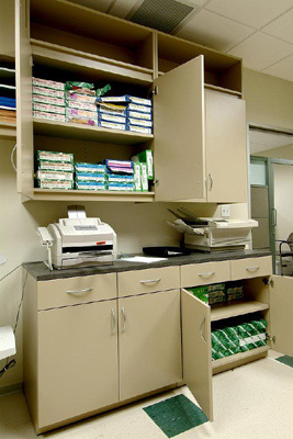 Supply Storage Modular Casework