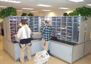 Hamilton Sorter Mail Center Stations