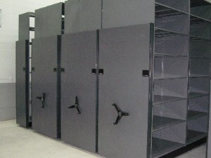 Material Handling Mobile Shelving