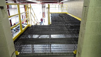 Structural Mezzanine Installation of flooring