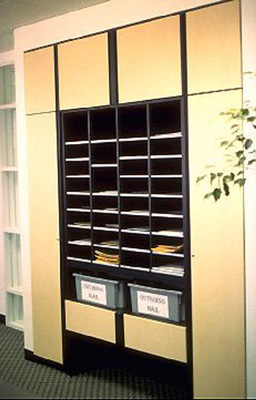 Modular Casework for Satellite Mail Stations