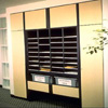 Satellite Mail Station Modular Casework, Mail Station Case Work Furniture, Modular Casework Mailroom Systems