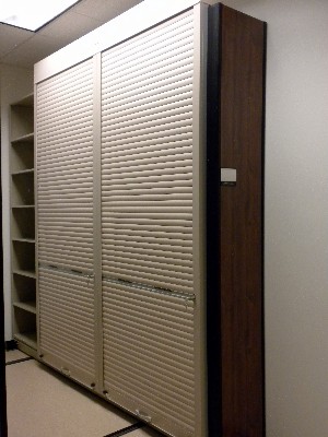 Secure Doors for Shelving Systems