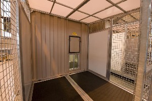 Military Dog Kennel Building