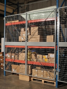 Pallet Rack Security Doors