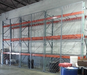 Pallet Rack Door Enclosures