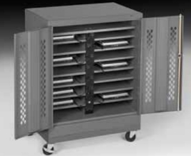 Secure Laptop Storage Cart