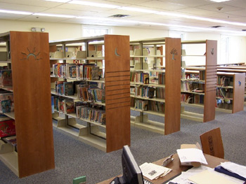 Cantilever Library Shelving