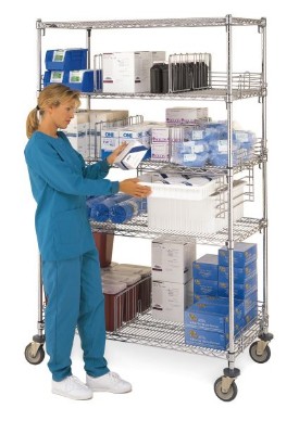 Wire Shelving for medical storage