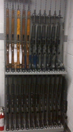 Combat Weapon Shelving