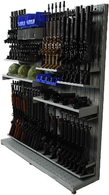 M203s stored attached to M4s, 9" and 12" M203 shown